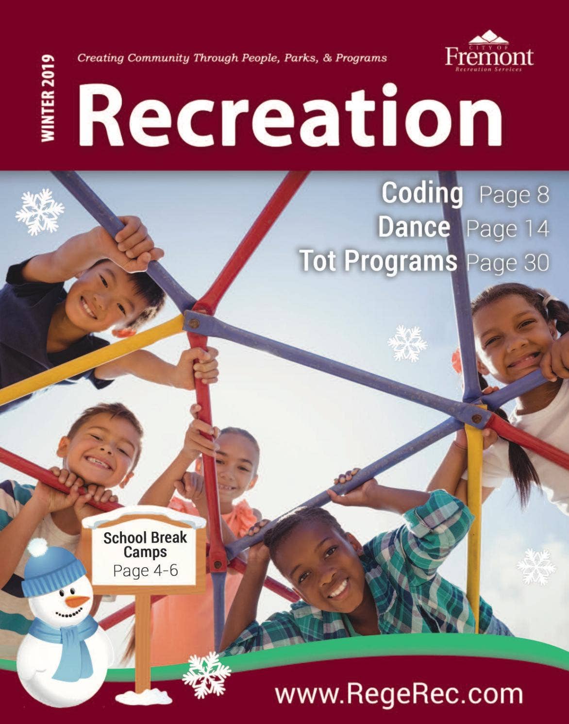 Recreation Guide: Winter 2019 by City of Fremont Parks & Recreation - Issuu