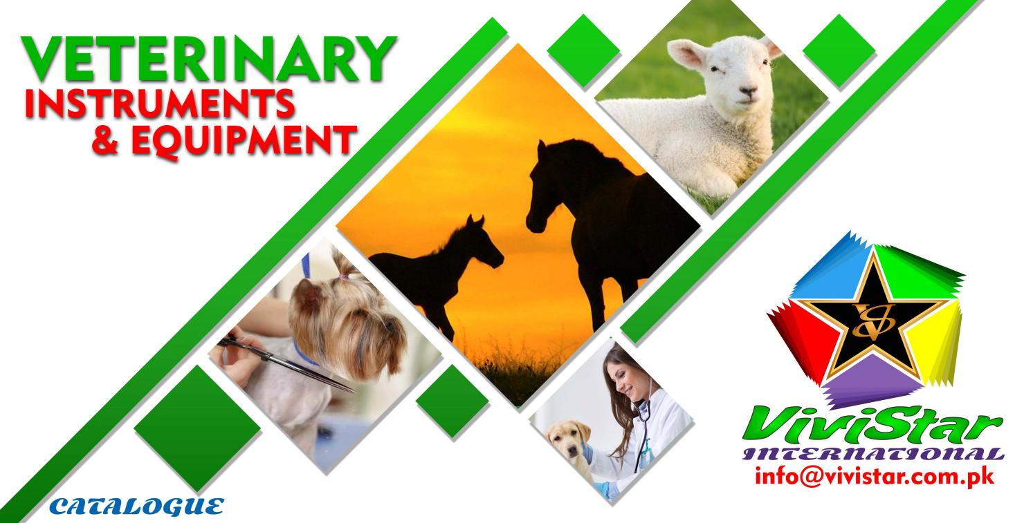 Veterinary Instrument's Catalog Vivistar International by Vivistar