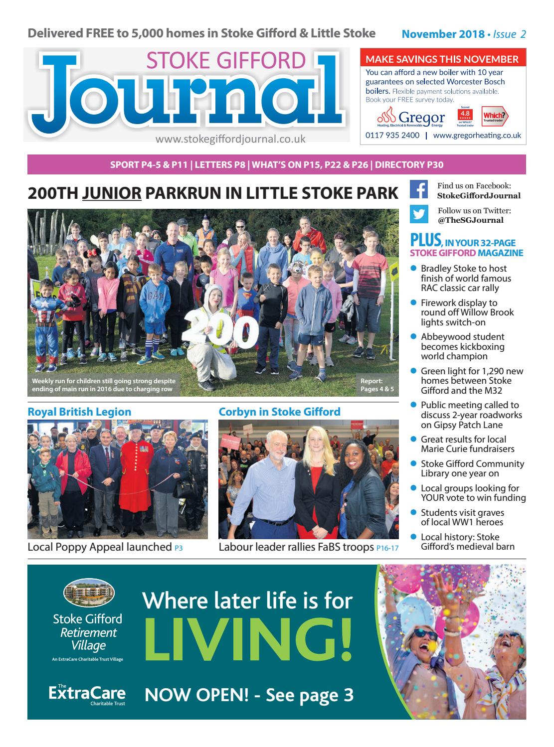 Stoke Gifford Journal, November 2018 by Stoke Gifford Journal Issuu