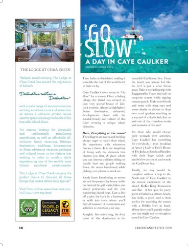 Caribbean Culture and Lifestyle 期 2 - 2018 第 18 页