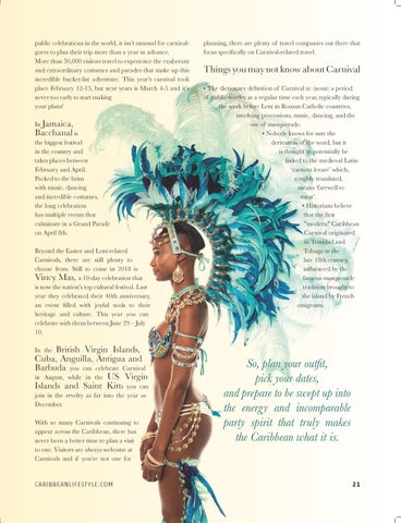 Caribbean Culture and Lifestyle 期 2 - 2018 第 21 页