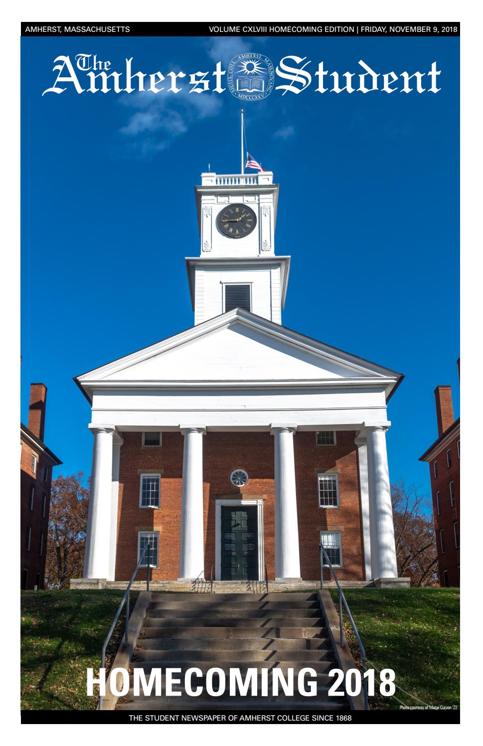 Issue 9, Homecoming by The Amherst Student - Issuu
