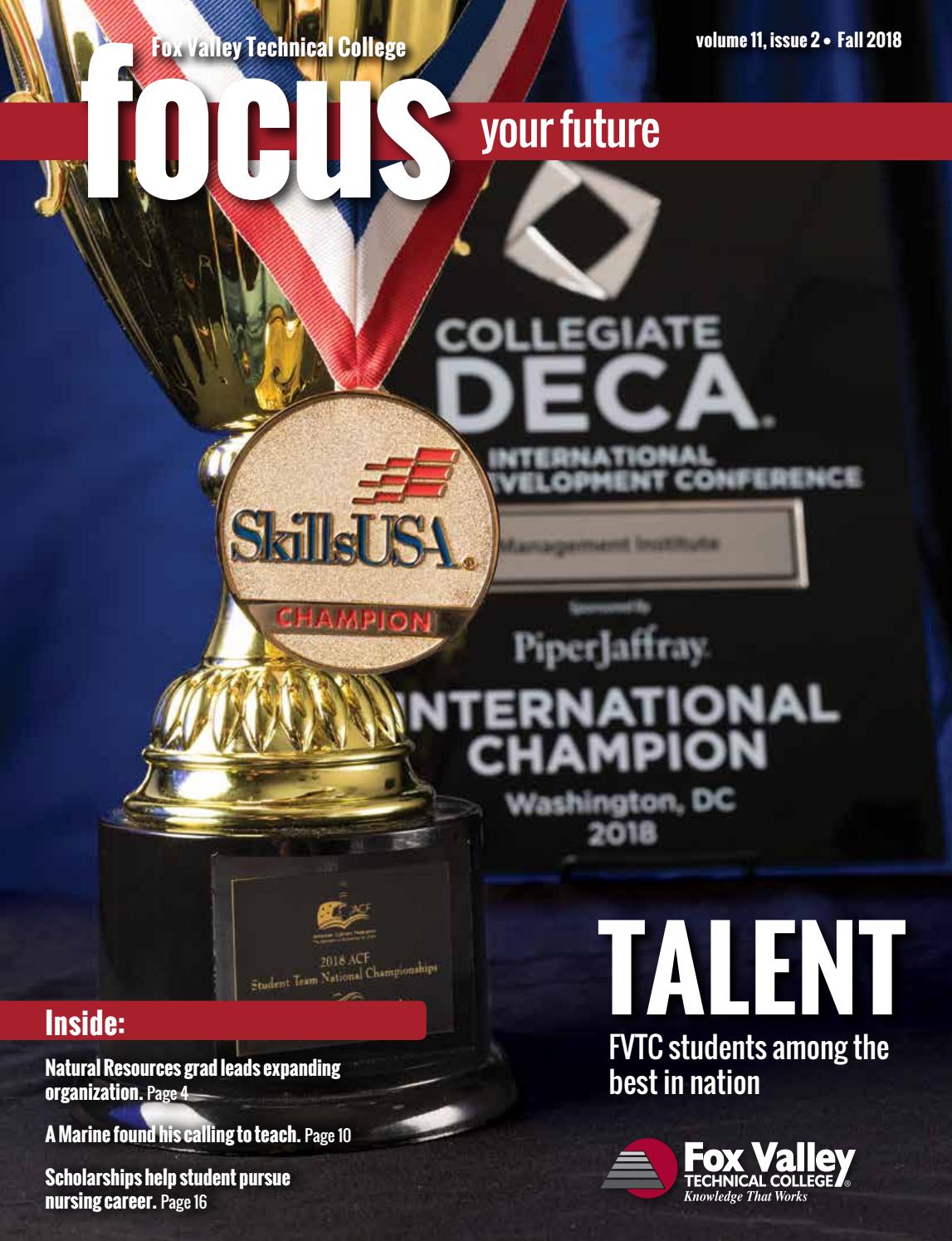 Fox Valley Technical College | Focus Magazine | Fall 2018 by Fox Valley