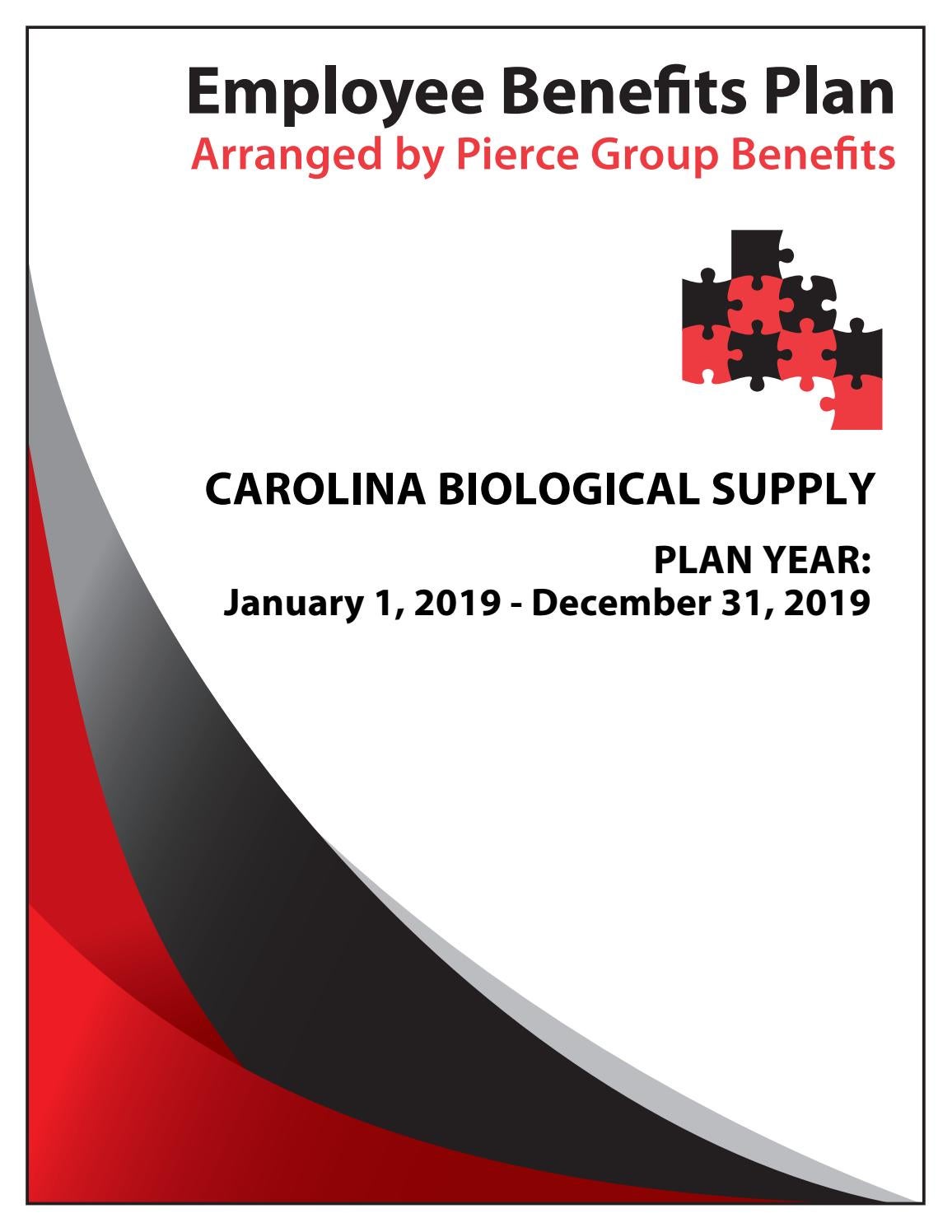 Carolina Biological Supply 2018 Booklet 2019 Plan Year (10.29.18