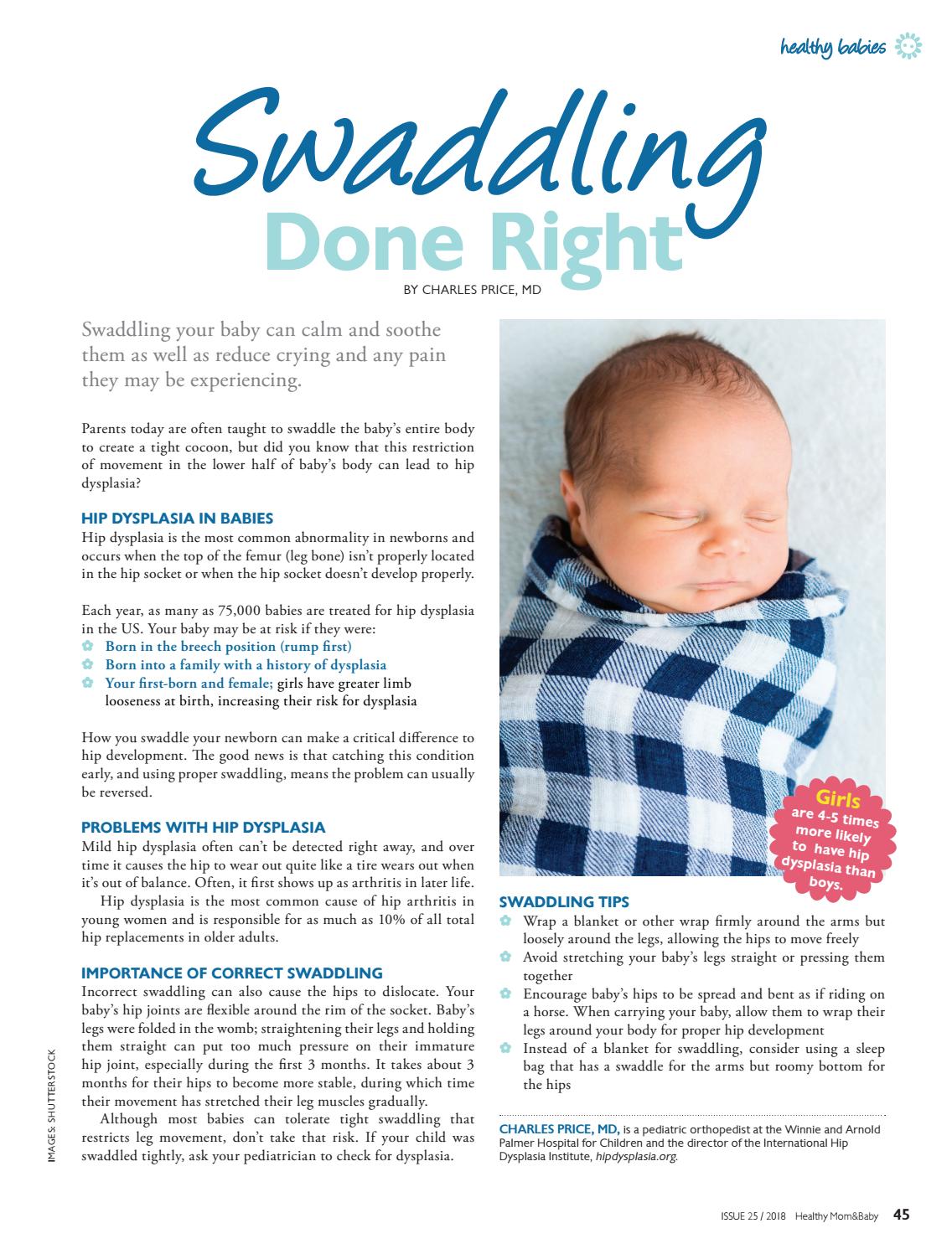 swaddleme hip dysplasia