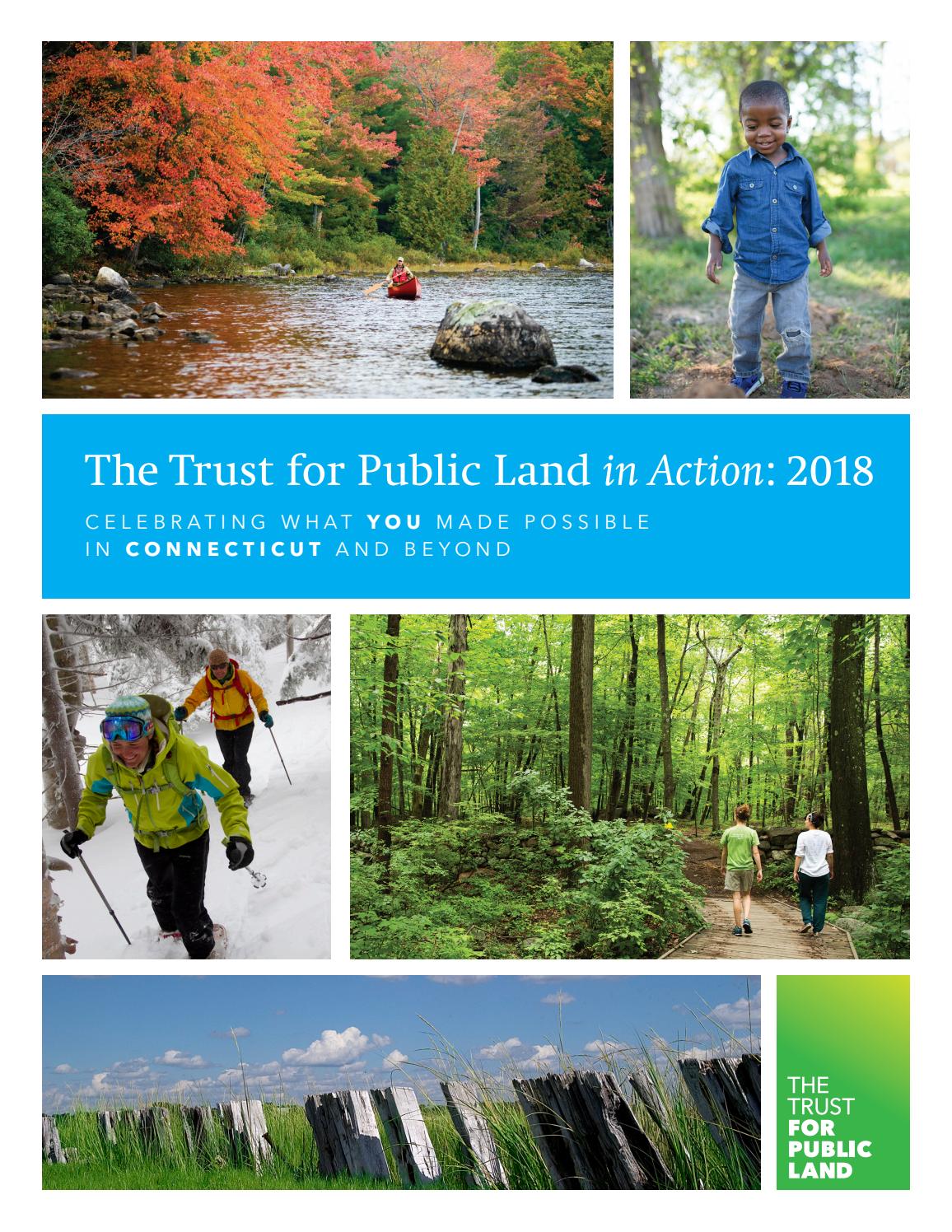 CONNECTICUT The Trust for Public Land in Action 2018 by Trust for