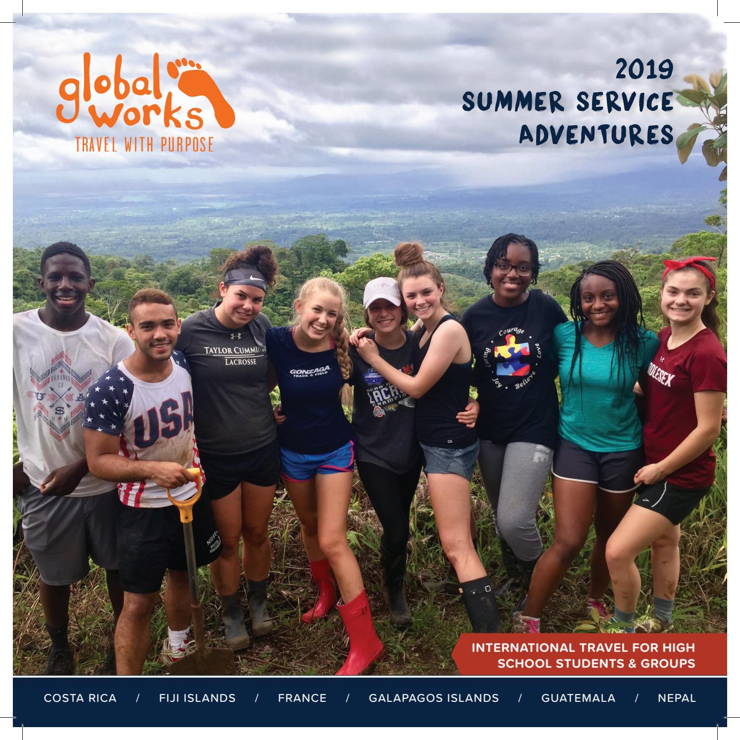 Global Works 2019 Summer Service Adventures Catalog By 2019 Summer Service Adventures Catalog