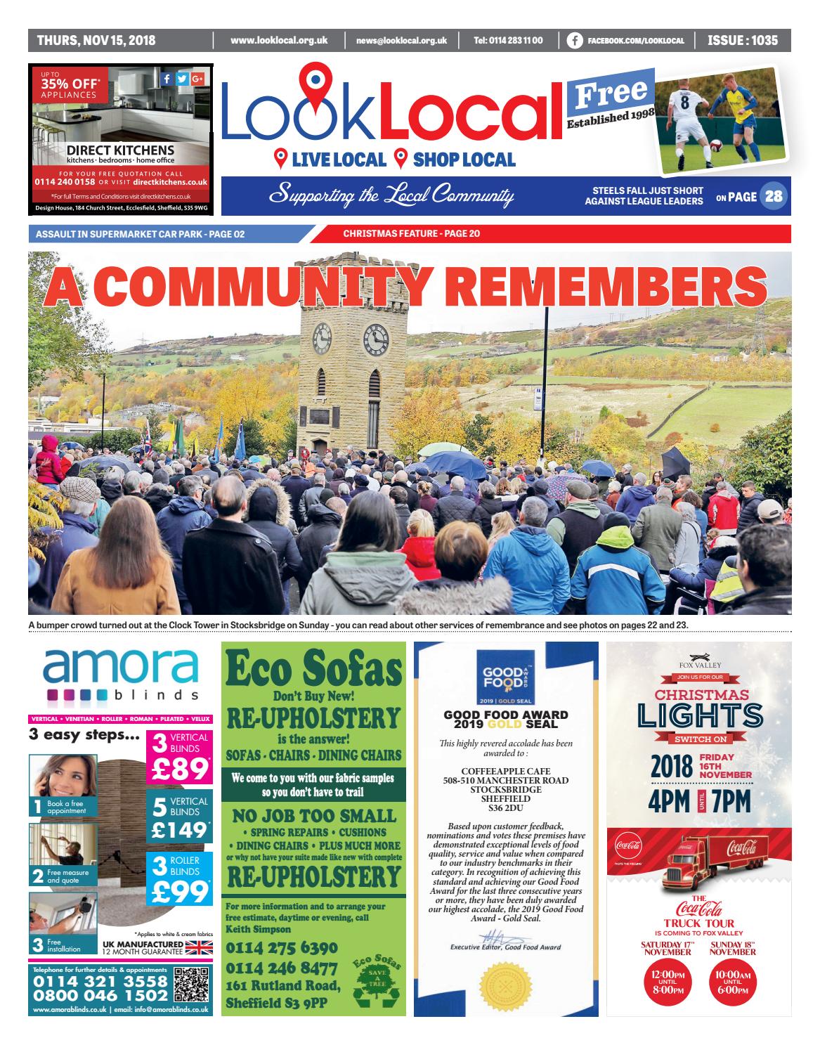 Issue 1035 Thursday 15 November 2018 by Look Local Newspaper - Issuu