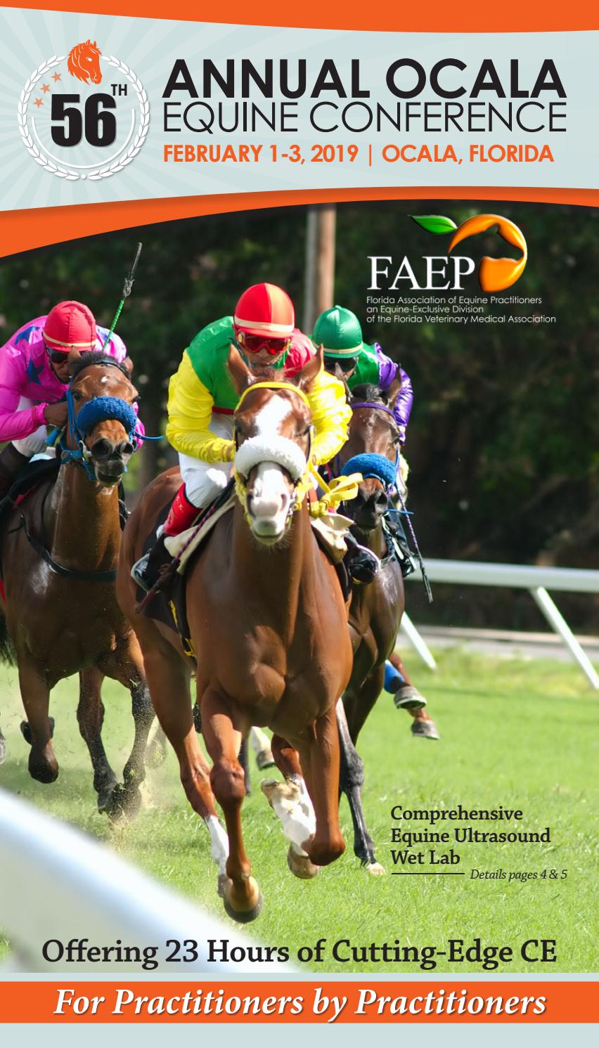 Ocala Equine Conference 2019 Brochure by FVMA Issuu