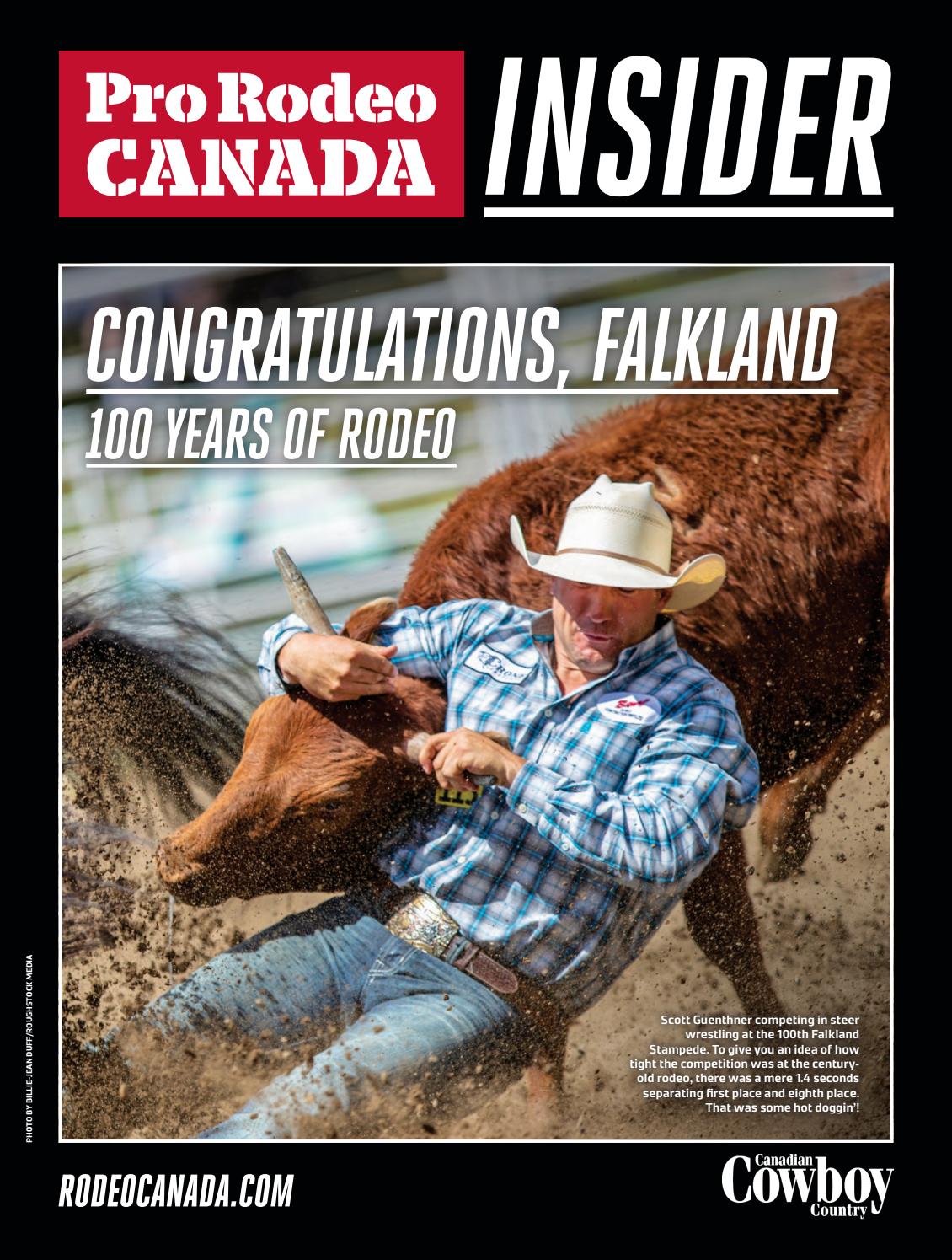 Pro Rodeo Canada Insider Aug Sep 2018 By Tanner Young Publishing 
