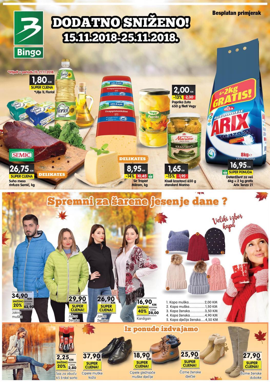 Bingo BiH katalog supermarketa od 15.25.11.2018. by Bakmaz, Boso, NTL