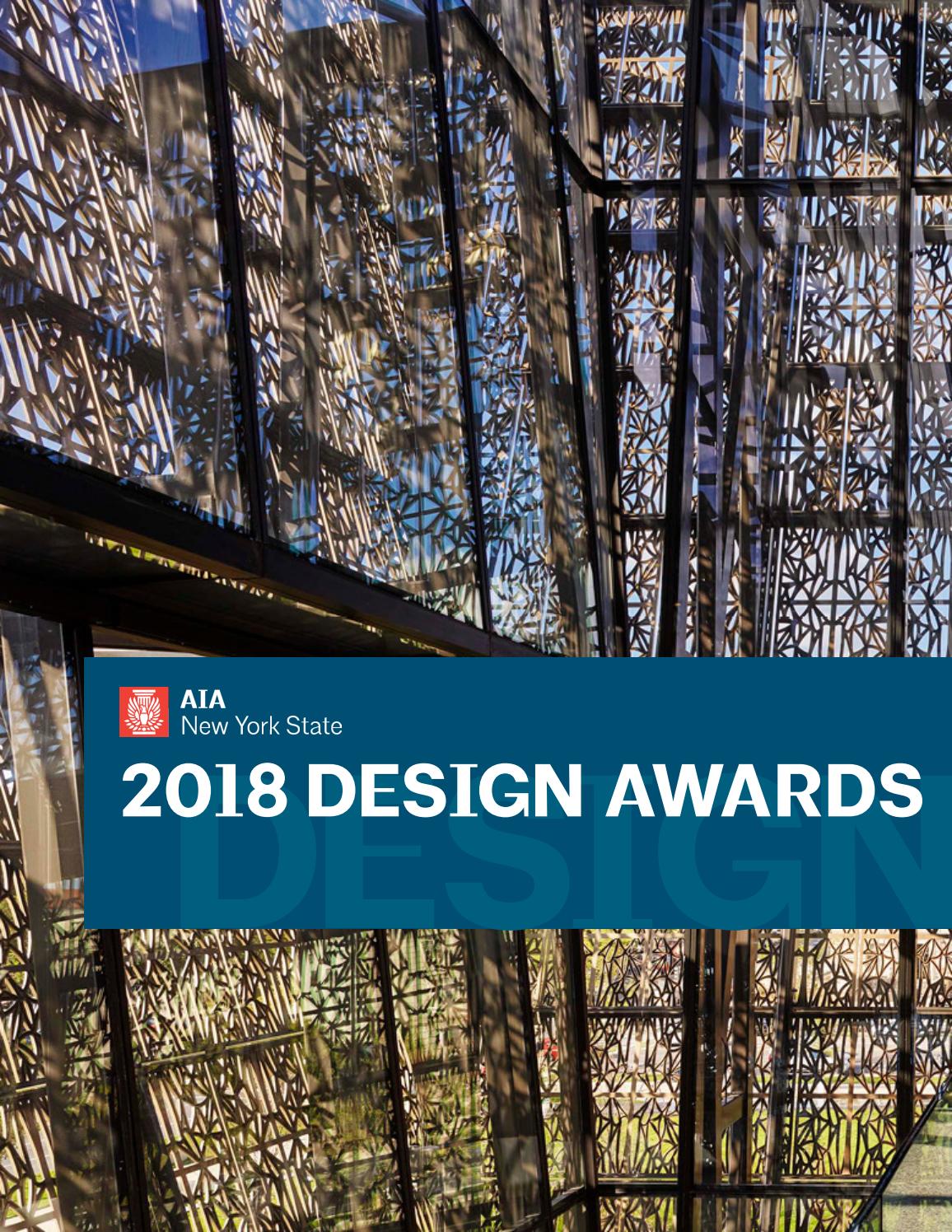 2018 AIANYS Design Awards by American Institute of Architects New York
