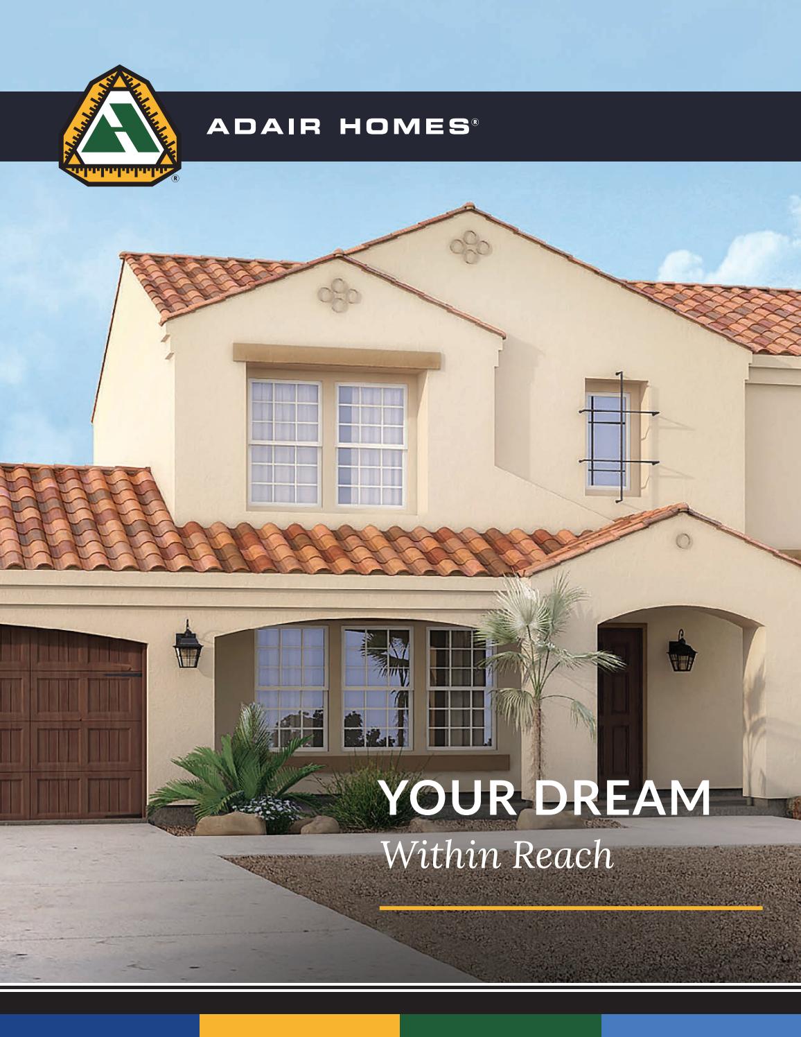 Adair Homes Arizona On Your Lot Custom Homes By Adair Homes Issuu