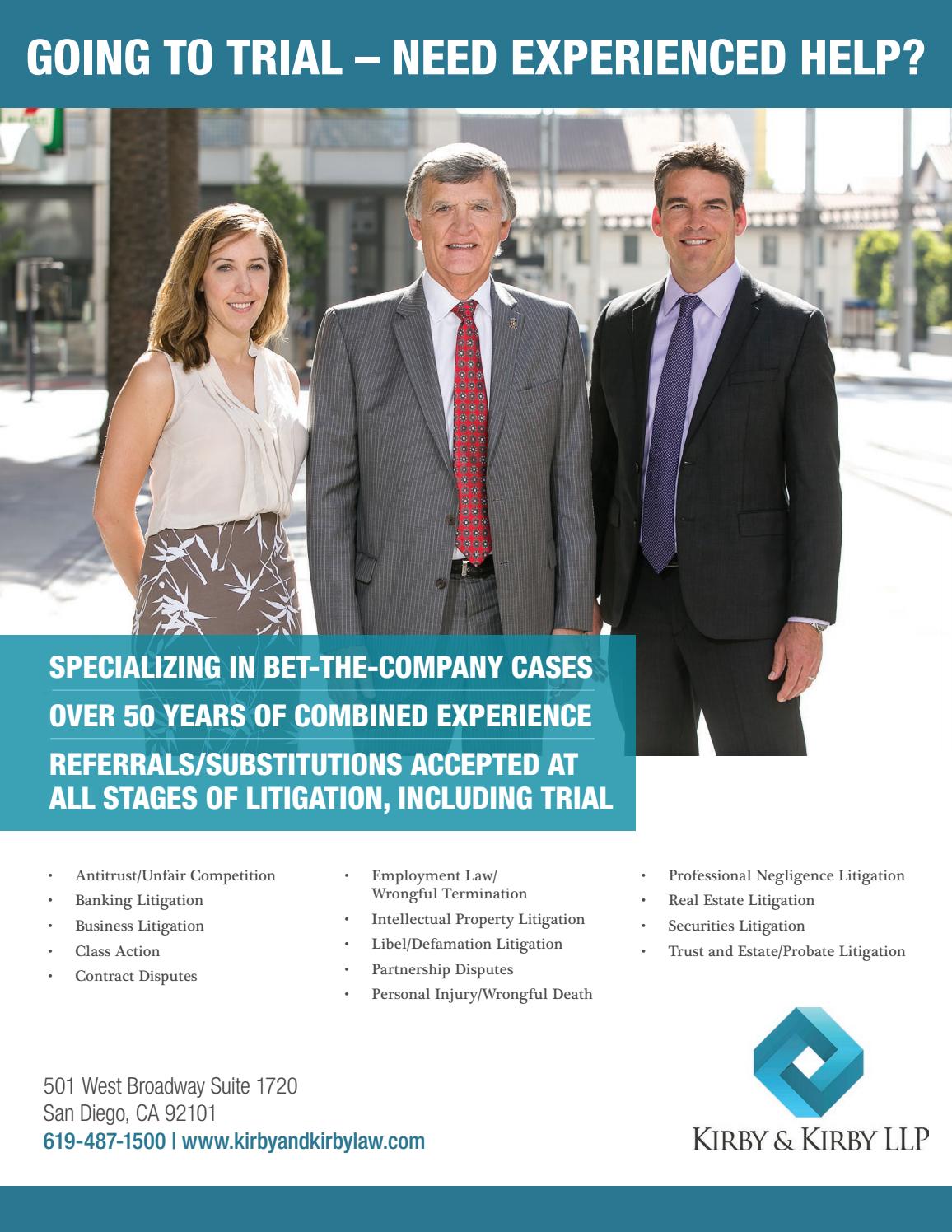 Attorney Journal, San Diego, Volume 183 by Attorney Journals Issuu