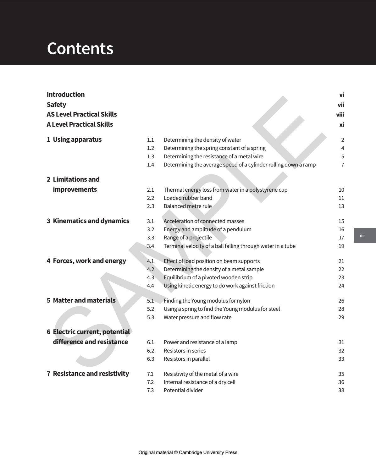 AS A Level Physics Practical Teacher's Guide by Cambridge International ...