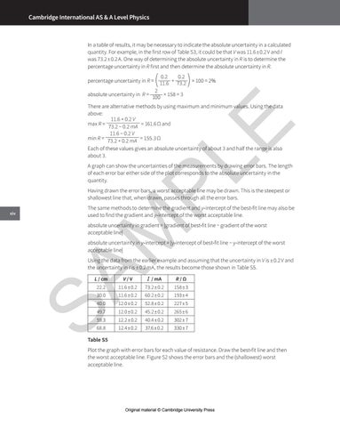 AS A Level Physics Practical Workbook by Cambridge International ...