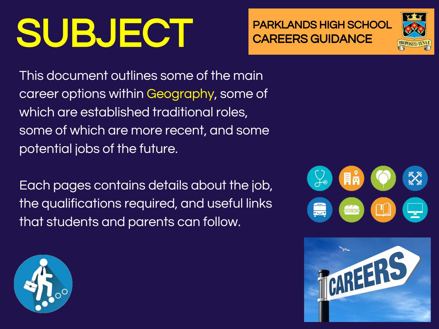 Geography Careers by Schudio Issuu