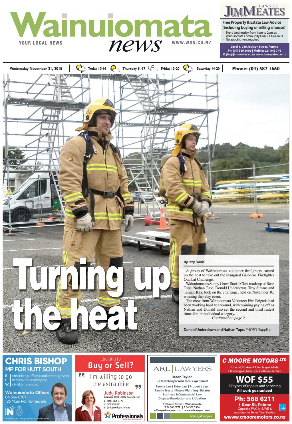 Wainuiomata News 211118 by Local Newspapers Issuu