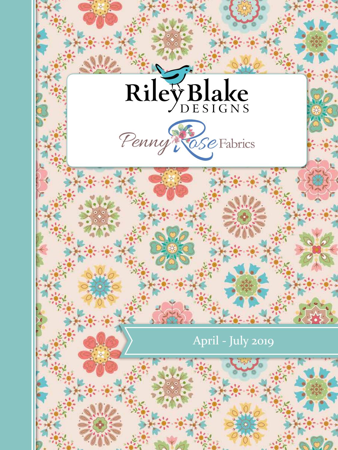 I/'d Rather Be Glamping Floral C8486-PINK by Dani Mogstad for Riley Blake Designs