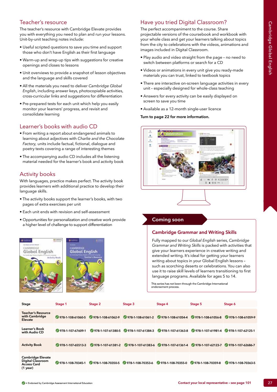 Cambridge International US Catalog by Cambridge University Press