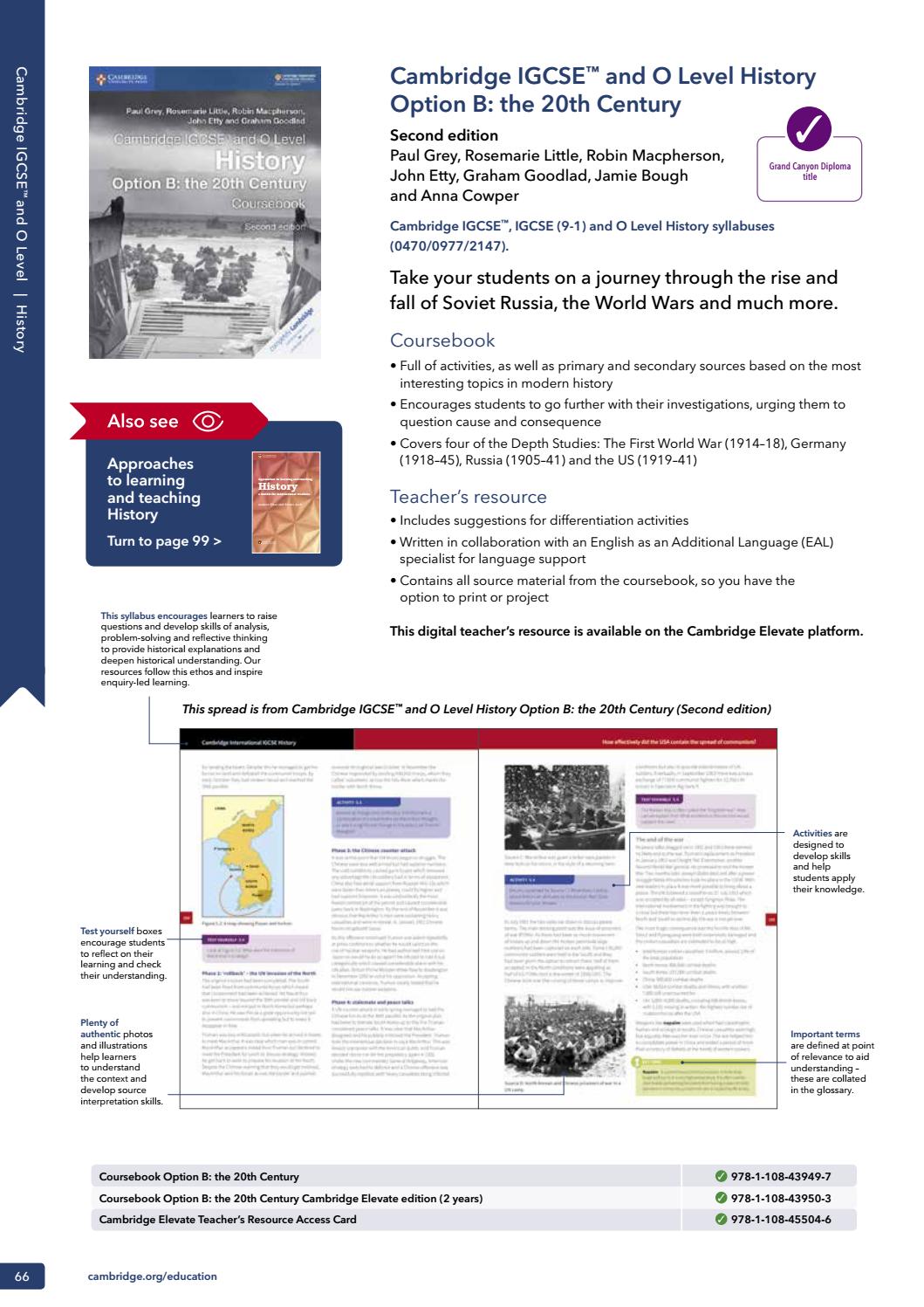 Cambridge International US Catalog by Cambridge University Press