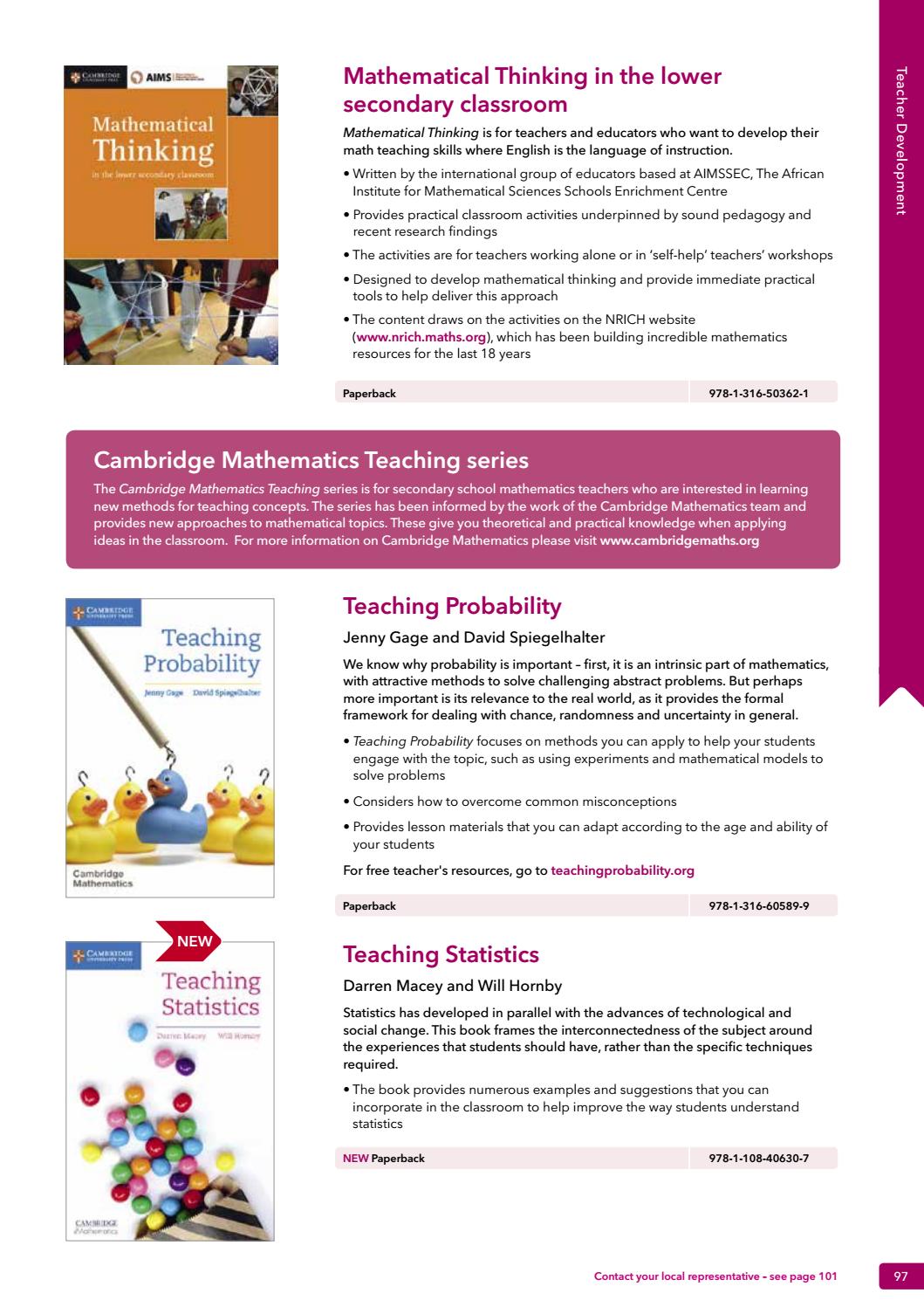Cambridge International US Catalog by Cambridge University Press