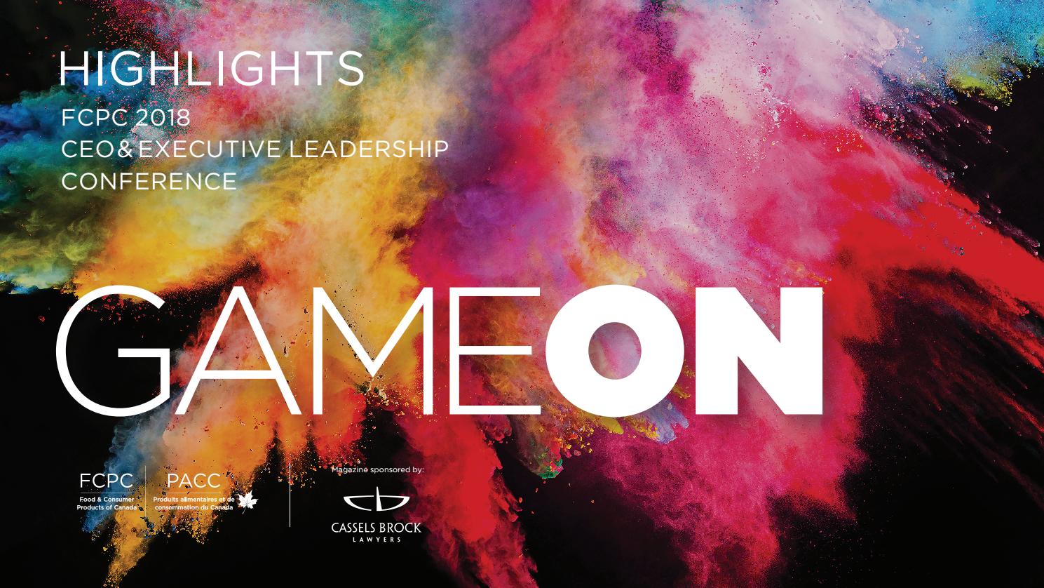 Highlights: FCPC 2018 CEO & Executive Leadership Conference by Food