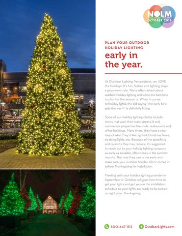 NOLM Annual Holiday Festive Event 户外照明 指南 2018 第 3 页