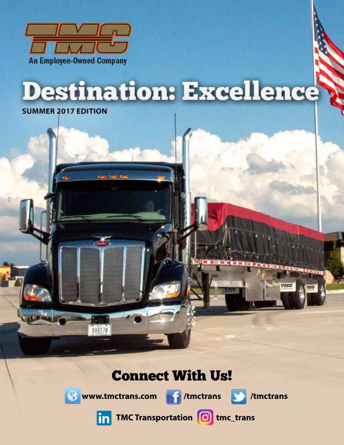 maverick trucking company on Destination Excellence Summer 2017 Edition By Tmc Transportation Issuu
