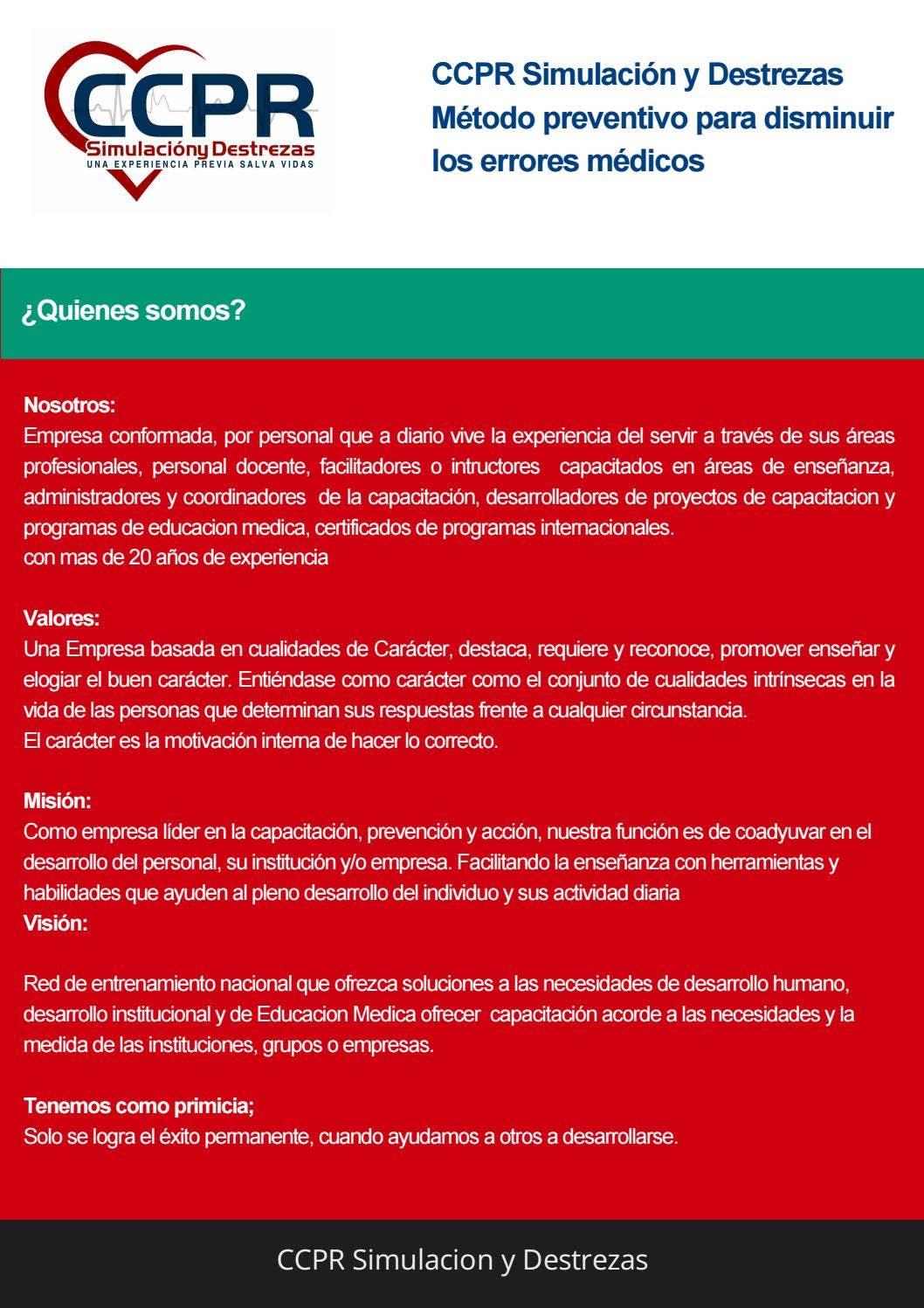 Curso de RCP y uso del DEA by RENACE RED NACIONAL DE CAPACITACION ...