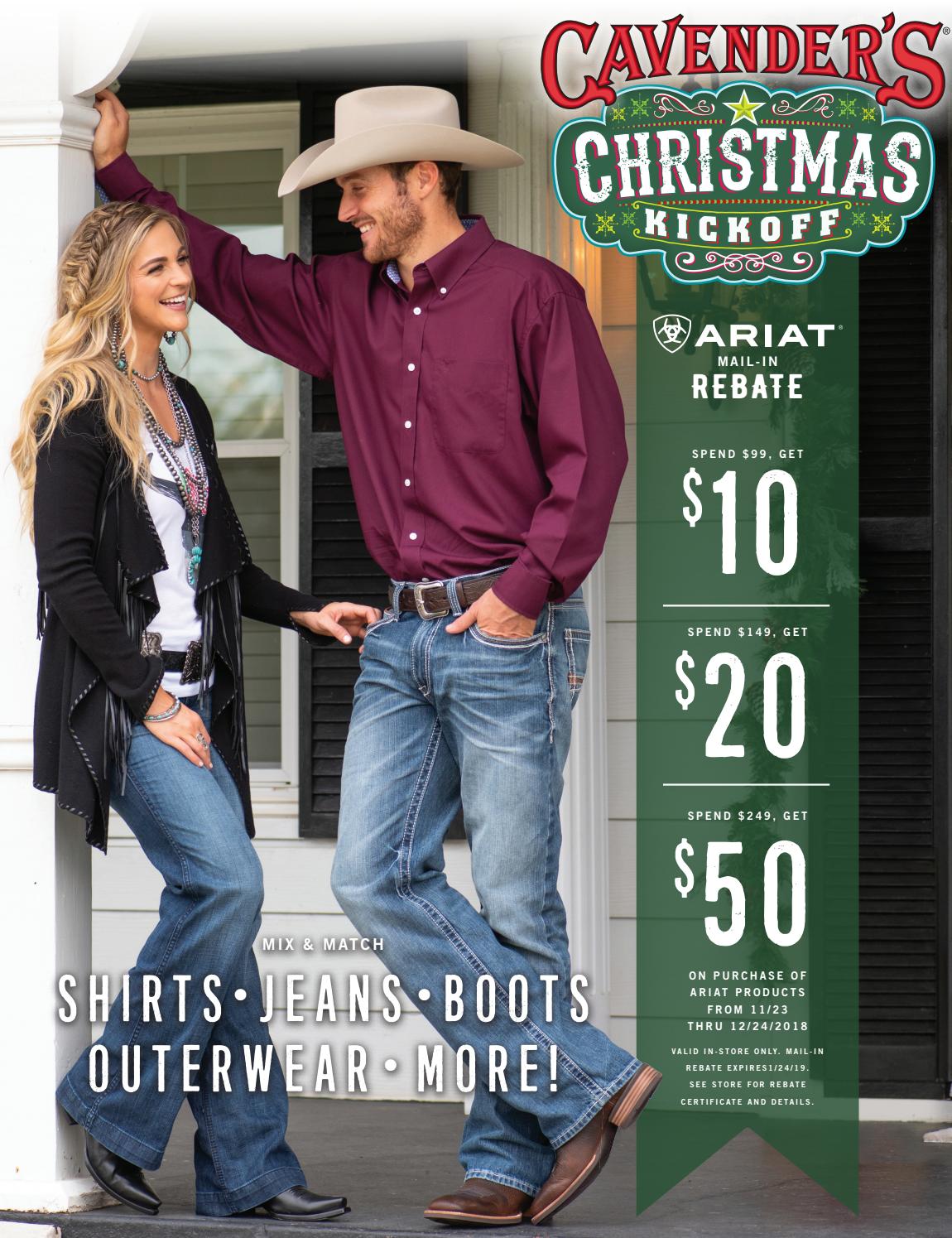 Christmas Kickoff Sale 2018 by Cavender 