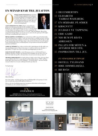 Newsfactory Media Group 家具目录 · IN Stockholm no03-2018 (november) 第 7 页