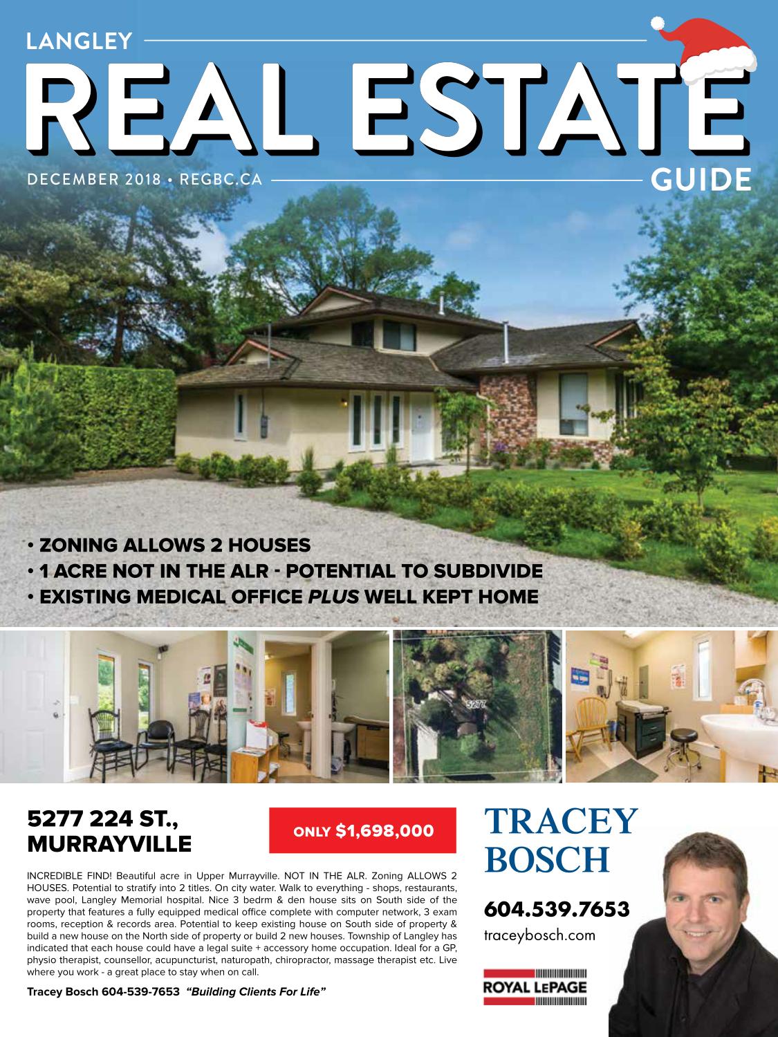 Langley Real Estate Guide December 2018 by British Columbia Real Estate