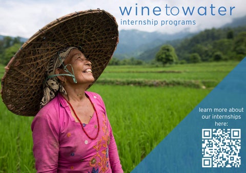 Wine To Water Internship Handout by Cole Radcliff Issuu