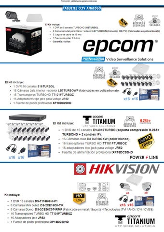 CATALOGO MERCADO INTEGRAL CCTV 2018 第 4 页