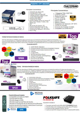 CATALOGO MERCADO INTEGRAL CCTV 2018 第 5 页