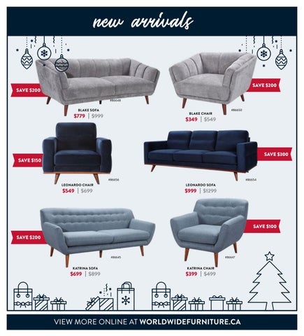 WorldWide Furniture 家具目录 · Worldwide Furniture - Deck your halls with Holiday Deals 第 3 页