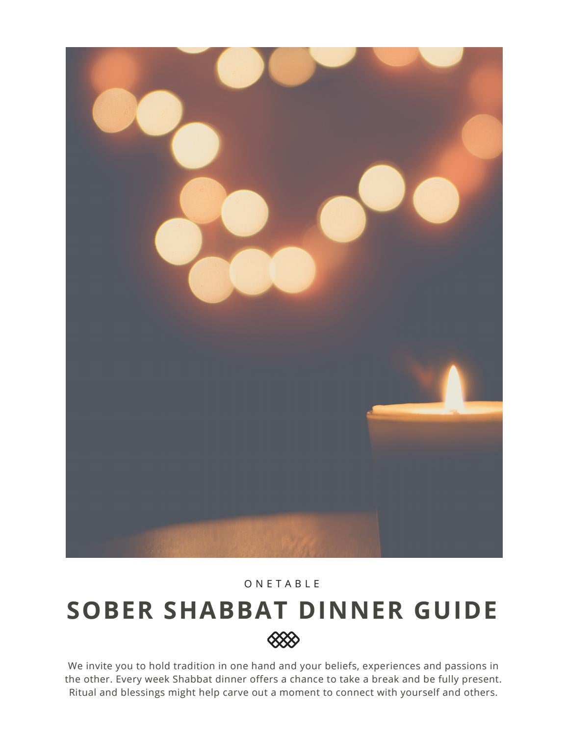 Sober Shabbat Guide by Issuu
