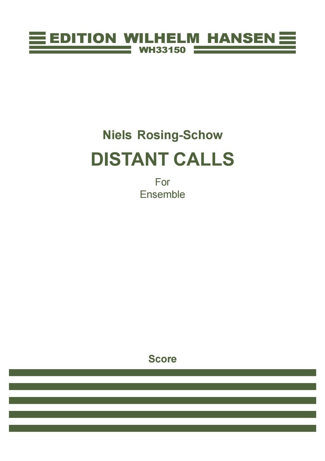Rosing Schow Distant Calls By Scoresondemand Issuu