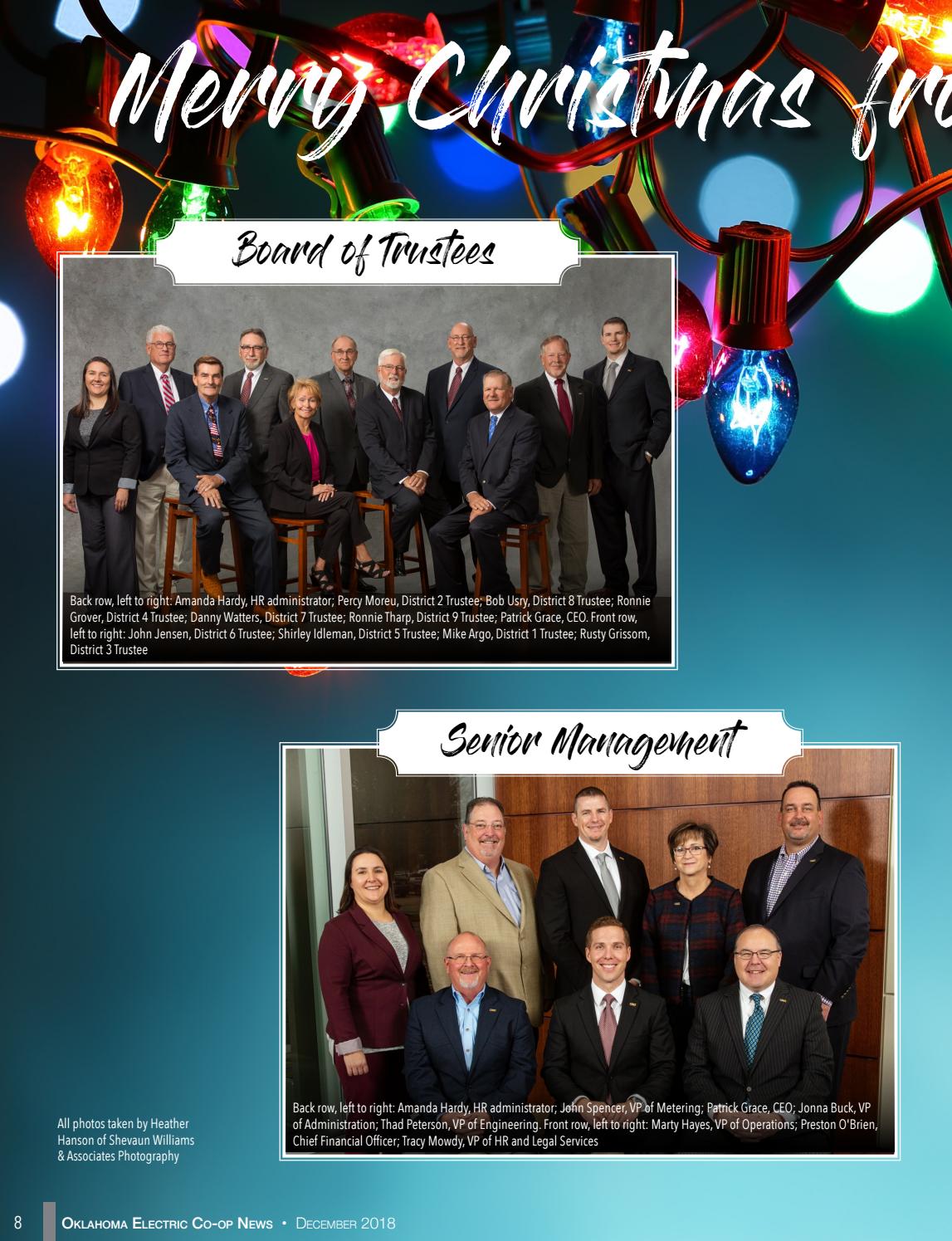 Oklahoma Electric Coop News December 2018 by Oklahoma Electric Cooperative Issuu