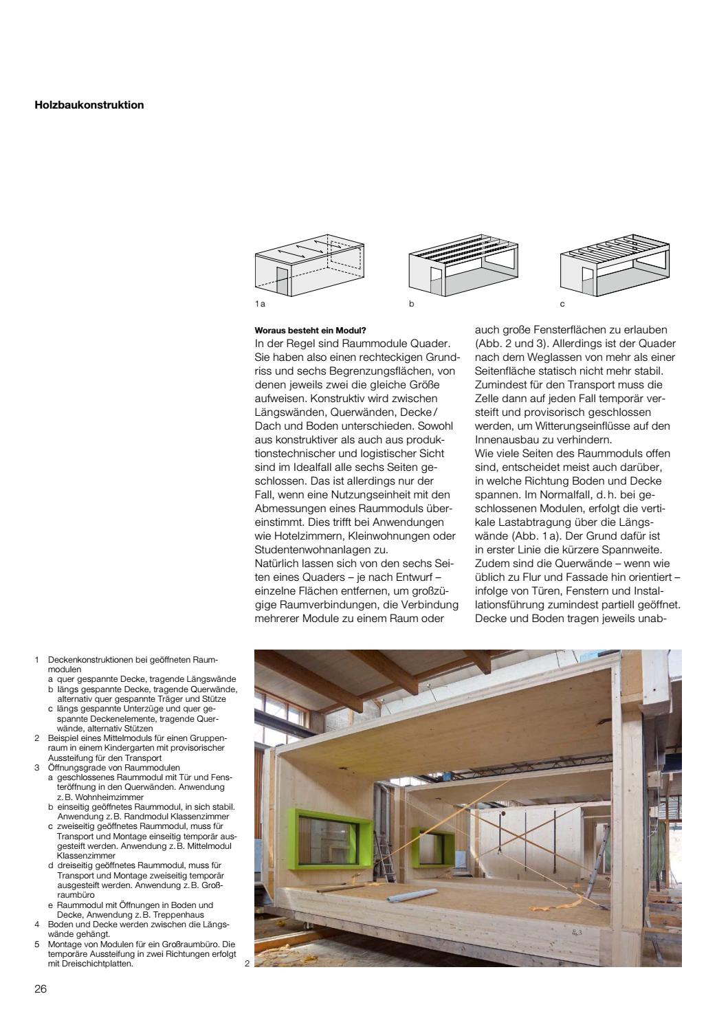 Holzbau – Raummodule by DETAIL - Issuu
