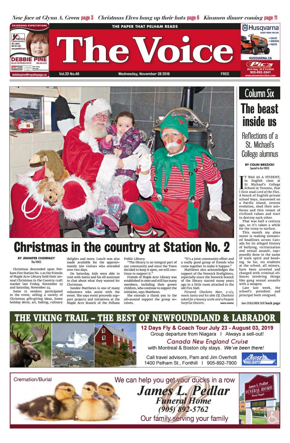 The Voice, November 28 2018 by The Voice of Pelham - Issuu