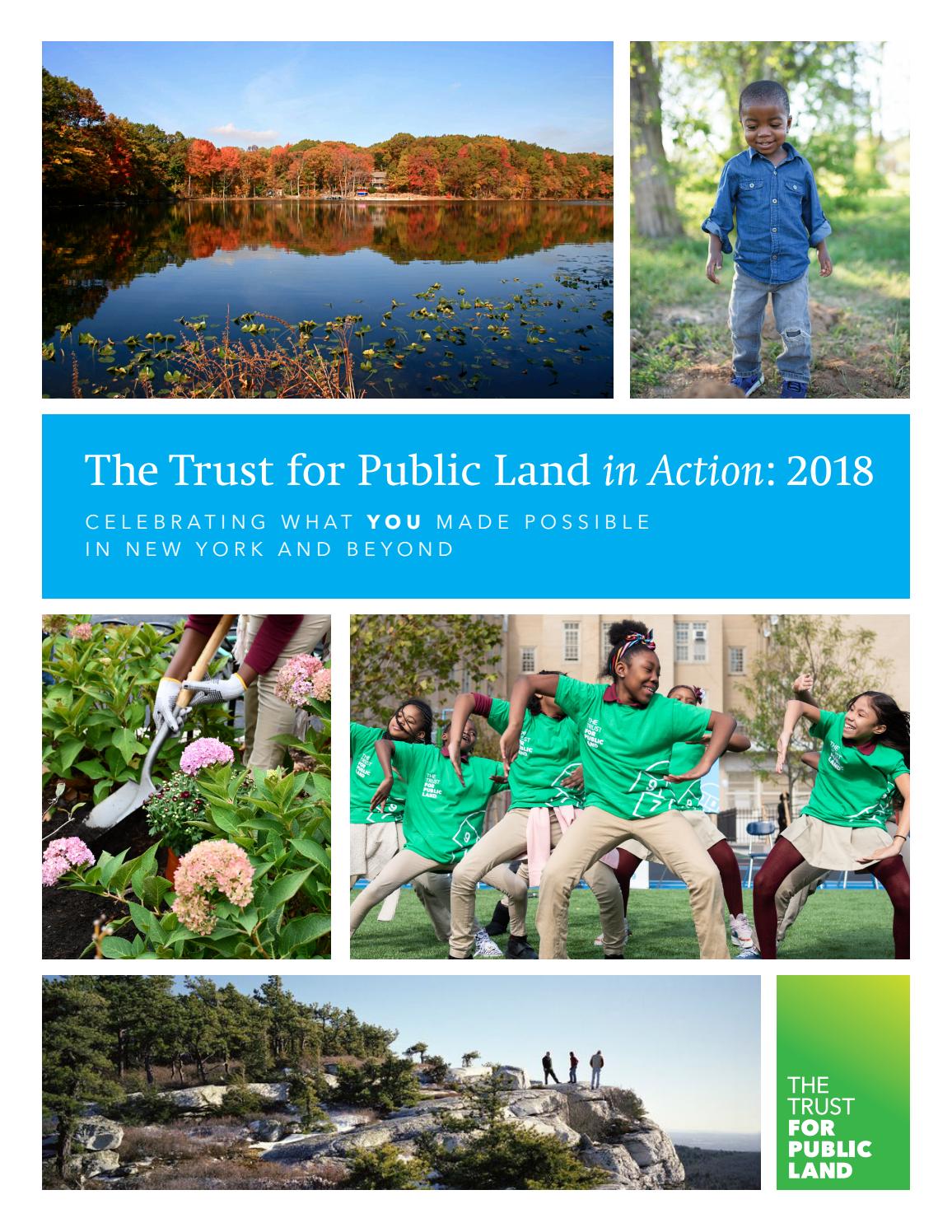 NEW YORK The Trust for Public Land in Action 2018 by Trust for