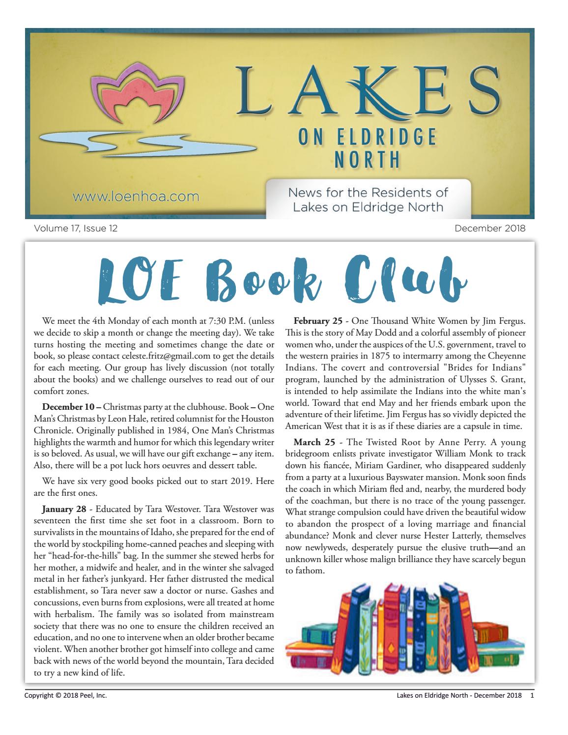 Lakes on Eldridge North December 2018 by Peel, Inc. Issuu