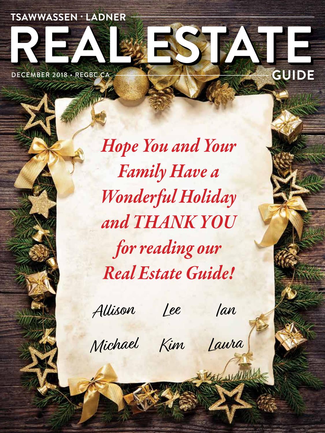 Tsawwassen and Ladner Real Estate Guide 2018 by British Columbia Real Estate Guides Issuu