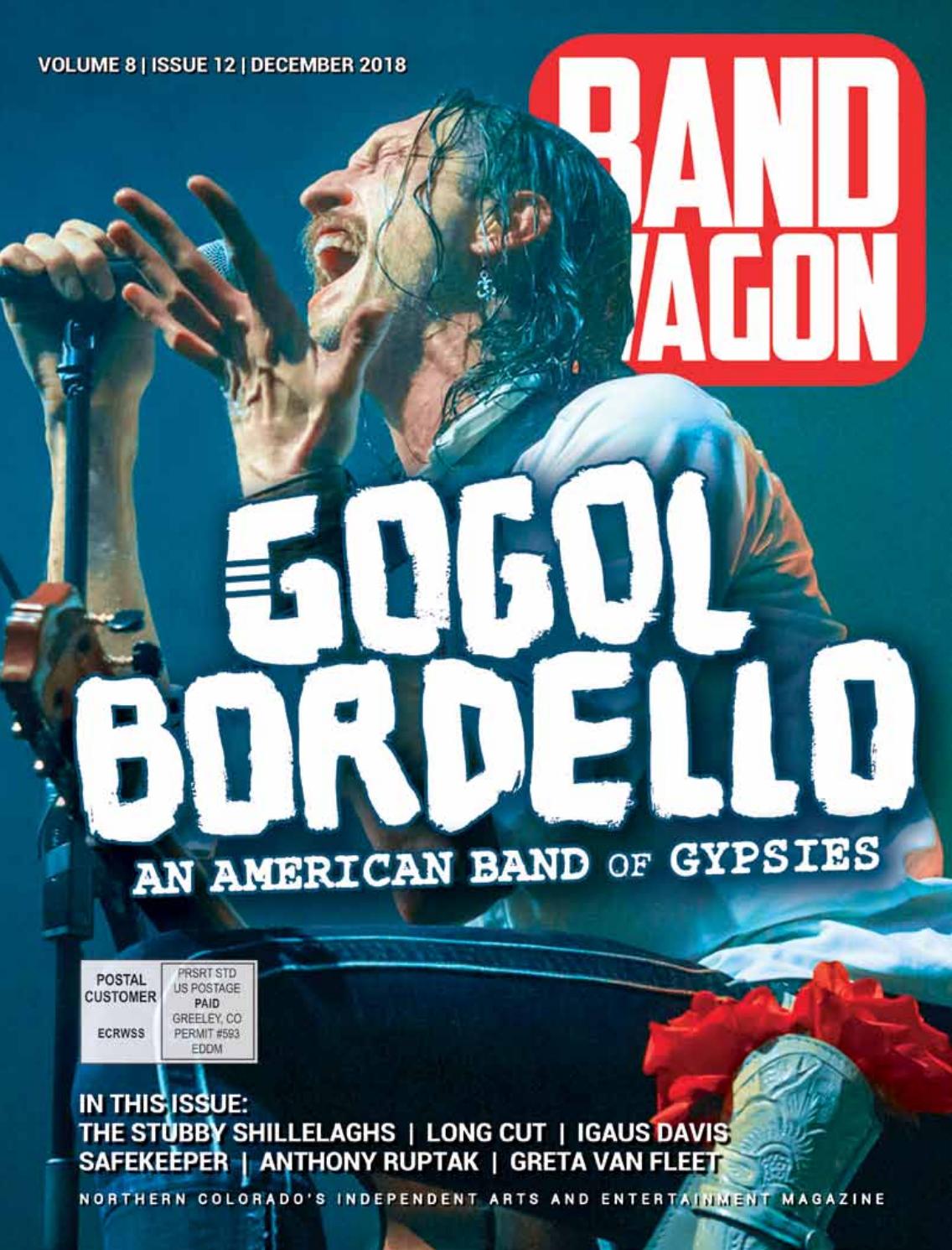 Bandwagon Magazine December 2018 Gogol Bordello By Bandwagon