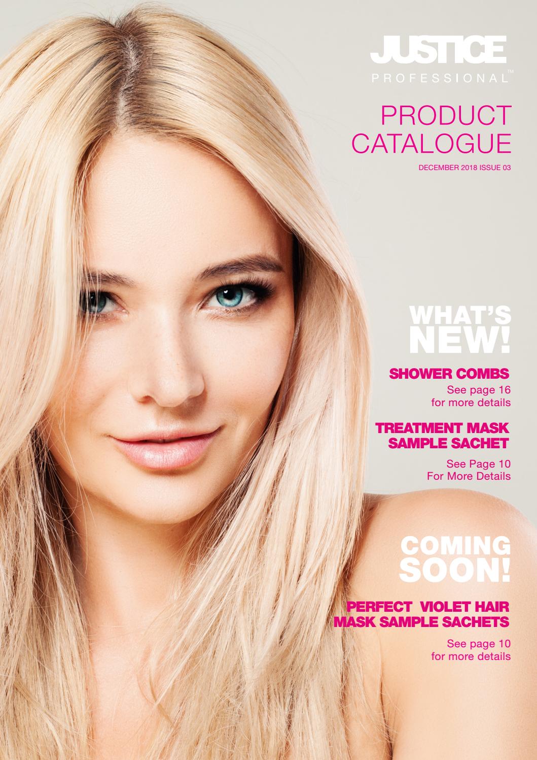 JUSTICE Professional product catalogue by justcuts Issuu