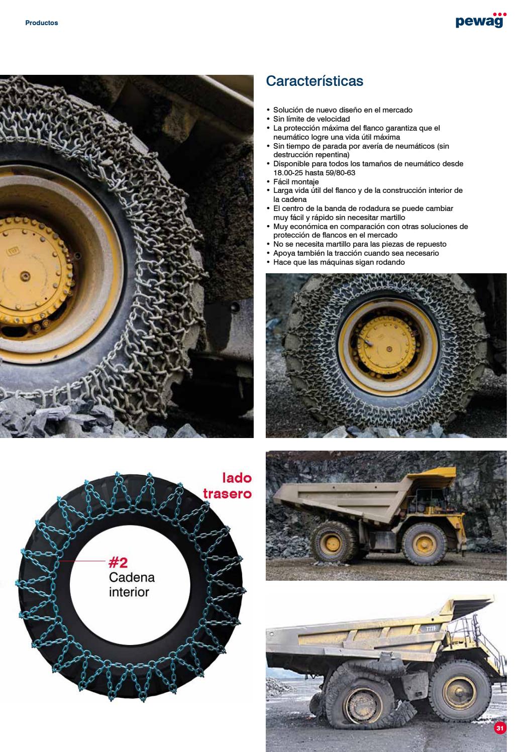 Cadenas protectoras de neumáticos - catálogo by pewag - Issuu