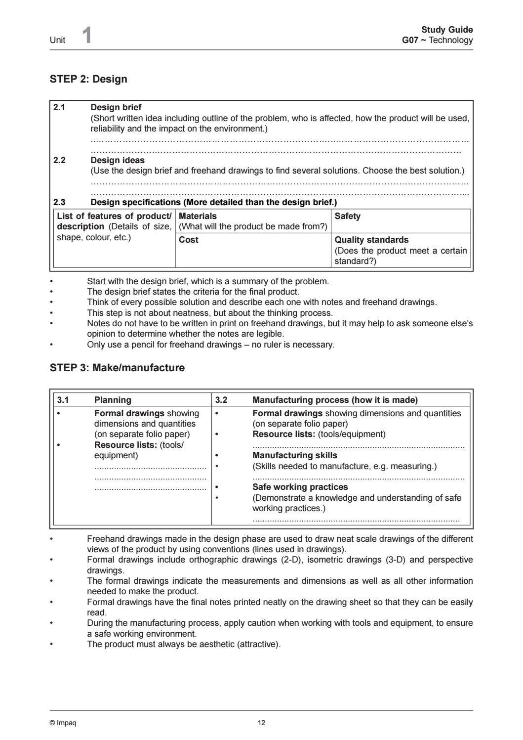 Gr 7-Technology-Study Guide by Impaq - Issuu