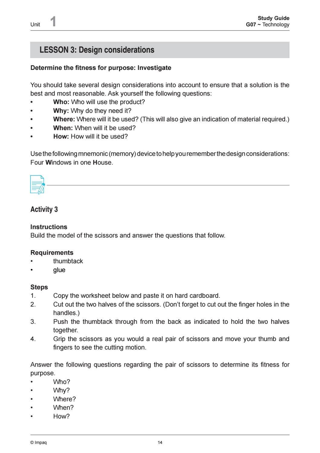 Gr 7-Technology-Study Guide by Impaq - Issuu